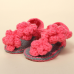 Baby Toddler Handmade Sandals Crochet Knit Flower Shoes Baby Toddler Handmade Sandals Crochet Knit Flower Shoes