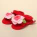Baby Toddler Handmade Sandals Crochet Knit Flower Shoes Baby Toddler Handmade Sandals Crochet Knit Flower Shoes
