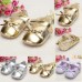 Infant Toddler Baby Girl Leather Bowknot Soft Sole Shine Walking Lovely Crib Parm Newborn Shoes