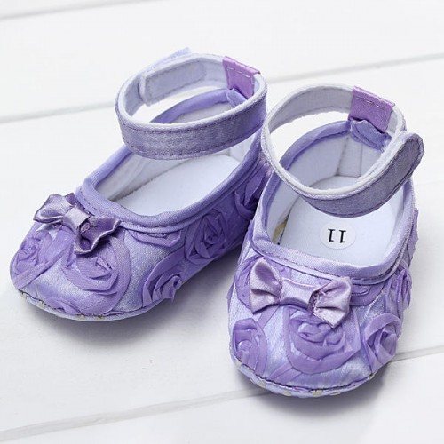Baby Girls Toddler Soft Bottom Princess Shoes Rose Border 6 Colors Baby Girls Toddler Soft Bottom Princess Shoes Rose Border 6 Colors