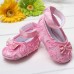 Baby Girls Toddler Soft Bottom Princess Shoes Rose Border 6 Colors