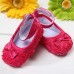 Baby Girls Toddler Soft Bottom Princess Shoes Rose Border 6 Colors