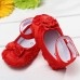 Baby Girls Toddler Soft Bottom Princess Shoes Rose Border 6 Colors