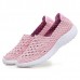 Women Hollow Out Casual Slip On Knitting Outdoor Shoes Women Hollow Out Casual Slip On Knitting Outdoor Shoes