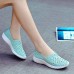 Women Hollow Out Casual Slip On Knitting Outdoor Shoes Women Hollow Out Casual Slip On Knitting Outdoor Shoes