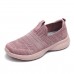 Women Outdoor Walking Slip On Knit Sneakers Women Outdoor Walking Slip On Knit Sneakers