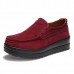 Women Wedge Heel Platforms Casual Suede Round Toe Shoes Women Wedge Heel Platforms Casual Suede Round Toe Shoes