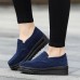 Women Wedge Heel Platforms Casual Suede Round Toe Shoes Women Wedge Heel Platforms Casual Suede Round Toe Shoes