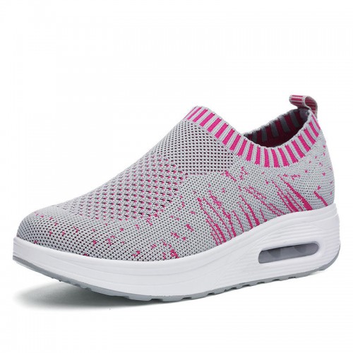 Mesh Rocker Sole Shoes Women Breathable Light Casual Sport Outdoor Shoes Mesh Rocker Sole Shoes Women Breathable Light Casual Sport Outdoor Shoes