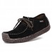 US Size 5-11 Women Suede Casual Outdoor Lace Up Comfy Flat Shoes US Size 5-11 Women Suede Casual Outdoor Lace Up Comfy Flat Shoes