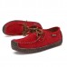 US Size 5-11 Women Suede Casual Outdoor Lace Up Comfy Flat Shoes US Size 5-11 Women Suede Casual Outdoor Lace Up Comfy Flat Shoes