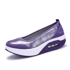 Casual Rocker Sole Shoes Outdoor Sport Slip On Flats