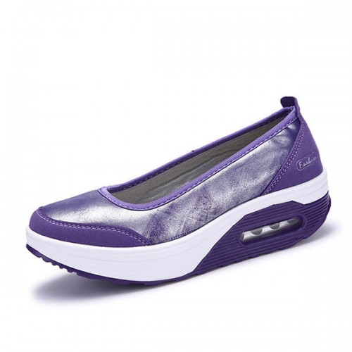 Casual Rocker Sole Shoes Outdoor Sport Slip On Flats Casual Rocker Sole Shoes Outdoor Sport Slip On Flats