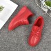 Red Color Comfy Lace Up Sneakers Casual Shoes Red Color Comfy Lace Up Sneakers Casual Shoes