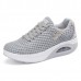 Women Breathable Platform Rocker Sole Mesh Lace Up Trainers Women Breathable Platform Rocker Sole Mesh Lace Up Trainers