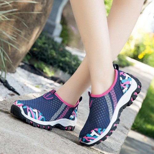 Casual Mesh Breathable Walking Sneakers Slip On Women Shoes Casual Mesh Breathable Walking Sneakers Slip On Women Shoes