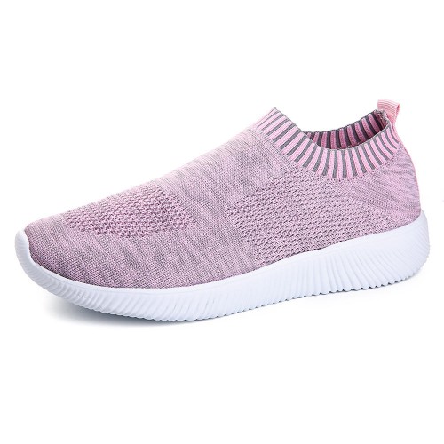 Large Size Women Mesh Breathable Slip On Casual Sneakers Large Size Women Mesh Breathable Slip On Casual Sneakers