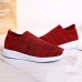 Large Size Women Mesh Breathable Slip On Casual Sneakers Large Size Women Mesh Breathable Slip On Casual Sneakers