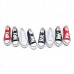 Women Canvas Lace Up Low Sneakers Casual Flat Shoes