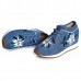 Chinese Embroidered Lace Up Casual Round Toe Shoes