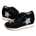 Chinese Embroidered Lace Up Casual Round Toe Shoes