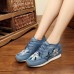 Chinese Embroidered Lace Up Casual Round Toe Shoes Chinese Embroidered Lace Up Casual Round Toe Shoes