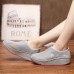 Mesh Breathable Rocker Sole Shoes Slip On Sneakers Mesh Breathable Rocker Sole Shoes Slip On Sneakers