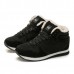 Large Size Lace Up Warm Wool Lining Round Toe Snow Casual Shoes Large Size Lace Up Warm Wool Lining Round Toe Snow Casual Shoes