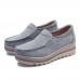 Women Platforms Slip On Casual Suede Comfy Thick Heel Shoes Women Platforms Slip On Casual Suede Comfy Thick Heel Shoes