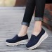 Women Platforms Slip On Casual Suede Comfy Thick Heel Shoes Women Platforms Slip On Casual Suede Comfy Thick Heel Shoes
