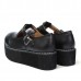 Women Flats Creeper T-Straps Round Toe High Platform Shoes Women Flats Creeper T-Straps Round Toe High Platform Shoes