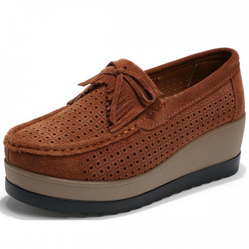Hollow Out High Heel Casual Comfy Platforms Women Shoes Hollow Out High Heel Casual Comfy Platforms Women Shoes