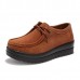 Suede Platforms Lace Up Casual Fashion Shoes For Women Suede Platforms Lace Up Casual Fashion Shoes For Women