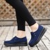 Suede Platforms Lace Up Casual Fashion Shoes For Women Suede Platforms Lace Up Casual Fashion Shoes For Women