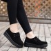 Suede Platforms Lace Up Casual Fashion Shoes For Women Suede Platforms Lace Up Casual Fashion Shoes For Women