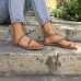 Large Size Colored Rhinestone Beach Flat Sandals Large Size Colored Rhinestone Beach Flat Sandals