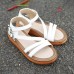 Summer Flat-Bottomed Ladies Sandals Cake Heavy Bottom Large Size Shoes Roman Sandals Summer Flat-Bottomed Ladies Sandals Cake Heavy Bottom Large Size Shoes Roman Sandals