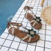 Bohemian Beach Shoe Summer Lace Up Flower Comfy Flat Sandals Bohemian Beach Shoe Summer Lace Up Flower Comfy Flat Sandals