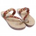 US Size 5-10 Women Bohemian Casual Beach Soft Flat Sandals US Size 5-10 Women Bohemian Casual Beach Soft Flat Sandals