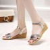 Women Summer Roman Sequined hasp Beach Sandals Women Summer Roman Sequined hasp Beach Sandals