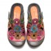 SOCOFY Women Soft Slippers Hollow Hook Loop Sandals