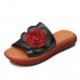 Genuine Leather Hollow Floral Casual Soft Sandals For Women Genuine Leather Hollow Floral Casual Soft Sandals For Women