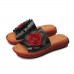 Genuine Leather Hollow Floral Casual Soft Sandals For Women Genuine Leather Hollow Floral Casual Soft Sandals For Women