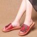 Genuine Leather Hollow Floral Casual Soft Sandals For Women Genuine Leather Hollow Floral Casual Soft Sandals For Women
