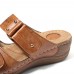 LOSTISY Large Size Casual Comfy Slippers Hook Loop Wedge Sandals LOSTISY Large Size Casual Comfy Slippers Hook Loop Wedge Sandals