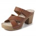 Women Adjustable Chunky Heel Backless Sandals Women Adjustable Chunky Heel Backless Sandals