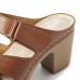 Women Adjustable Chunky Heel Backless Sandals Women Adjustable Chunky Heel Backless Sandals