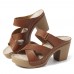 Women Adjustable Chunky Heel Backless Sandals Women Adjustable Chunky Heel Backless Sandals
