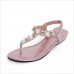 Women Sandal Shoes Flip Flops Strap Flat Strappy Rhinestone Sandals Women Sandal Shoes Flip Flops Strap Flat Strappy Rhinestone Sandals