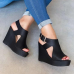 Women Platform Shoes Wedge Heels Sandals Peeps Comfortable Sandals Women Platform Shoes Wedge Heels Sandals Peeps Comfortable Sandals
